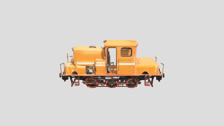 FWD diesel locomotive 3D Model