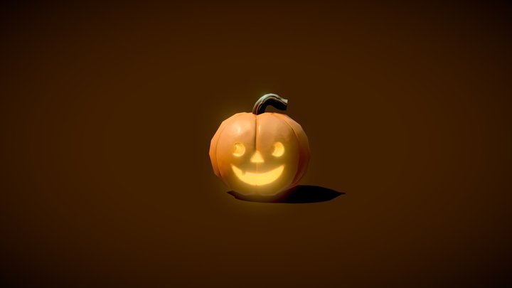 Spoopy Pumpkin 3D Model