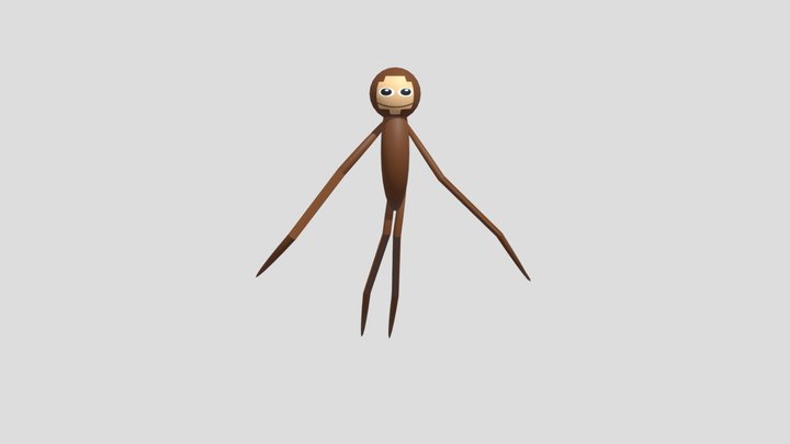 long monkey 3D Model