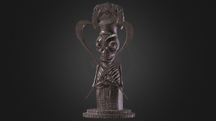 Aztec Guard 3D Model