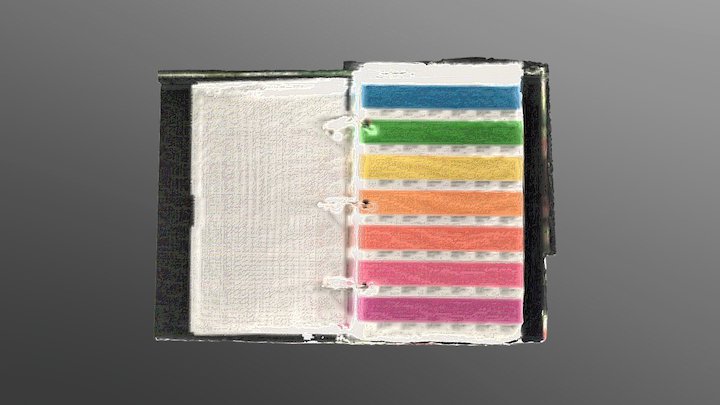 Pantone Color Chips 3D Model