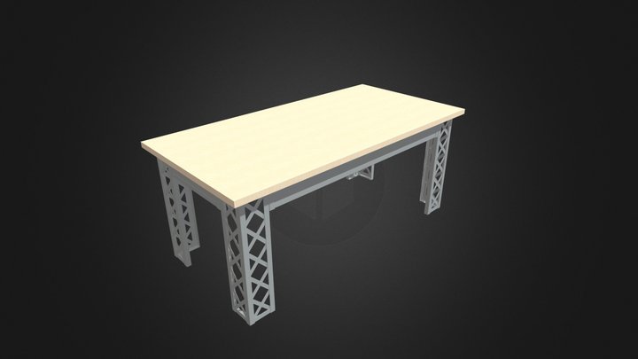 Table - Eiffel 3D Model