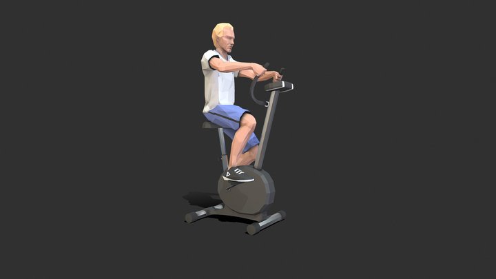 Bicycle Exercise 3D Model