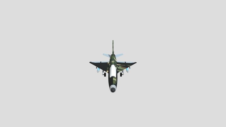 J7/F7 Airguard Aircraft 3D Model