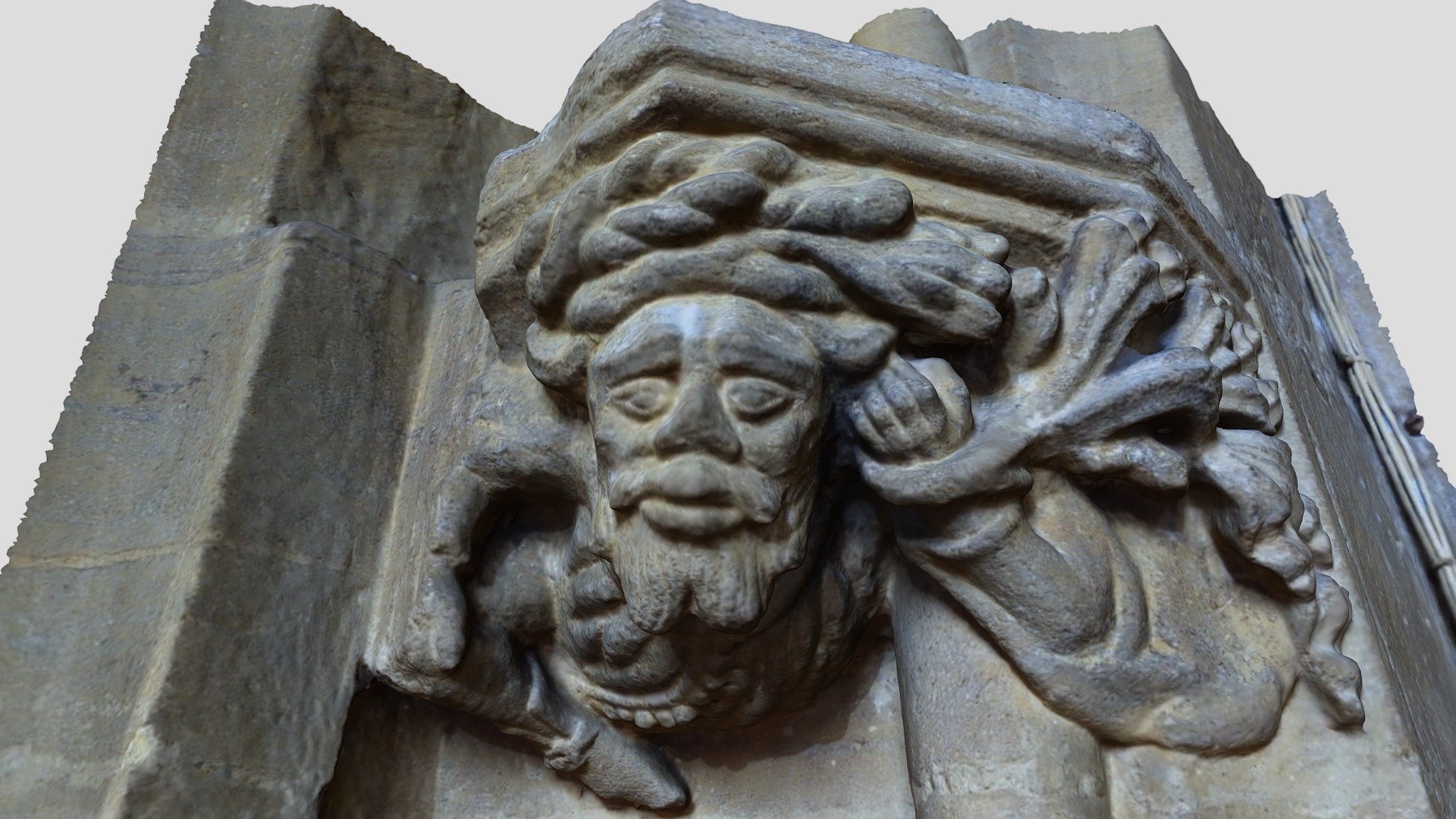 Carved figure, St.Bartholomew's Church, Somerset
