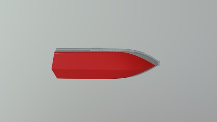 Катер лого 3D Model