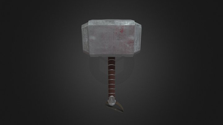 Thor hammer 3D Model