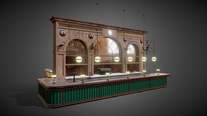 ADD Coffee Bar 3D Model