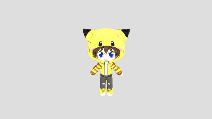 Altichu (My OC) (No Animation) (Rigged) 3D Model
