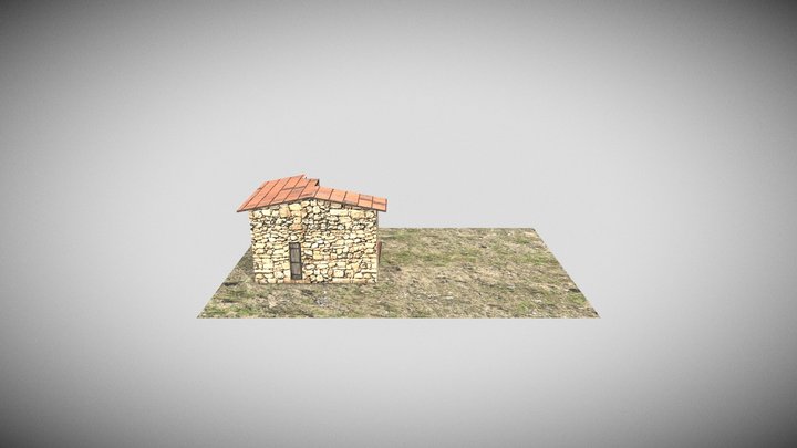 Средневековый христианский храм в Сотере 3D Model