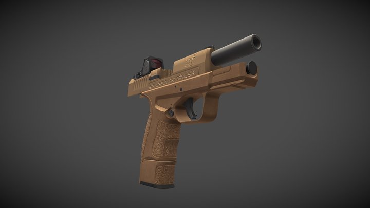 Springfield XDS9 3D Model