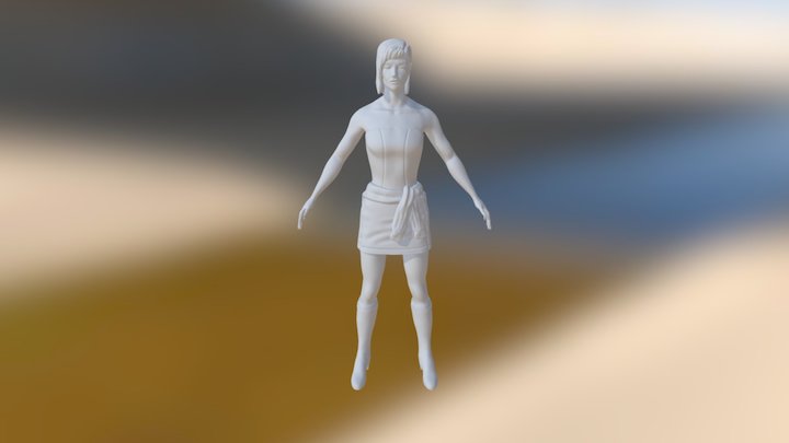 Jill Valentine RE3 3D Model