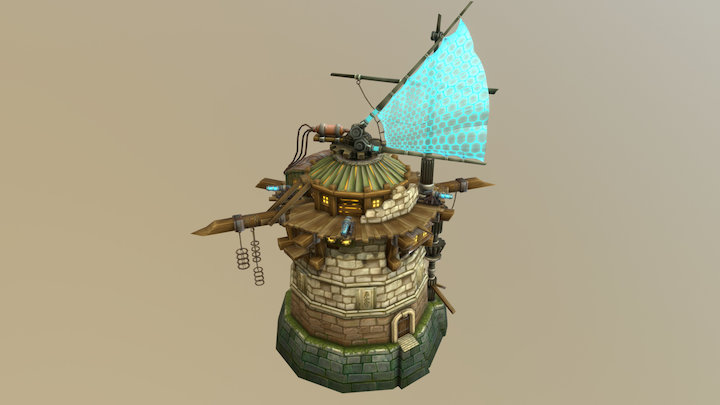 Pirate Tower 3D Model