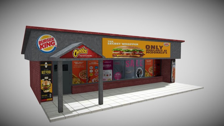 Restaurent 3d Model 3D Model