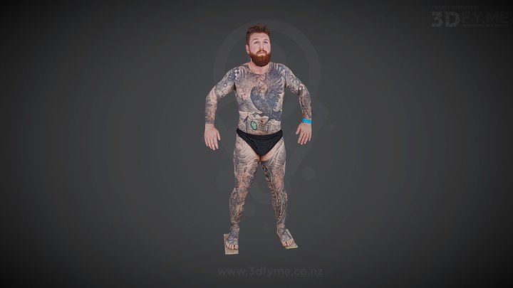 Ethan, Wellington Tattoo Convention 2021 3D Model