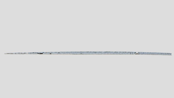 Mackay Levee Wall 3D Model
