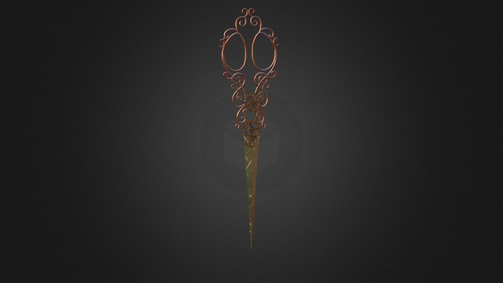 Steampunk Scissors Model - 3d Model By Evgekami [24a807e] - Sketchfab