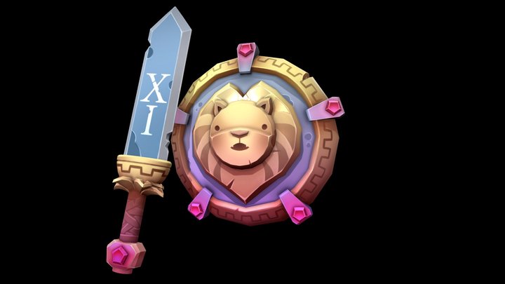 Sword_And_Shield 3D Model