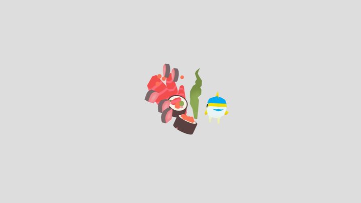 Yellowfin Tuna 3D Model