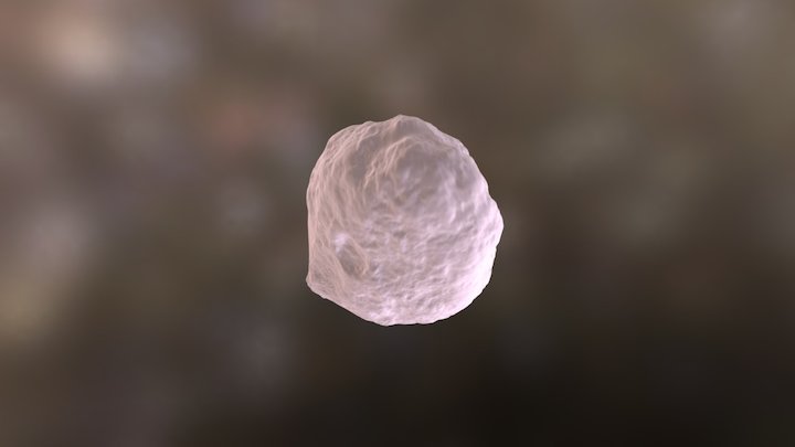 Asteroid Comet 3D Model