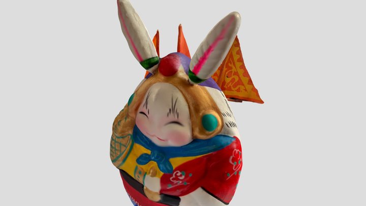 Year of Rabbit 3D Model