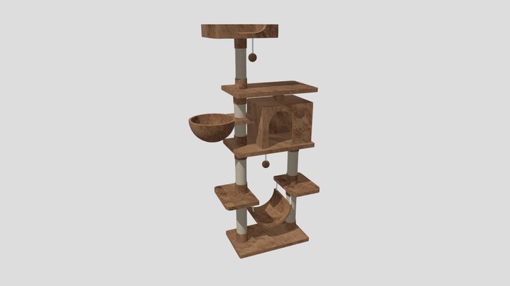 Cat tower 3D Model