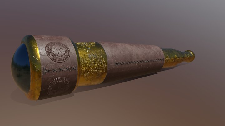 Pirate Telescope 3D Model