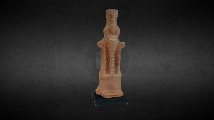 Terracotta figure of Artemis / Diana 3D Model