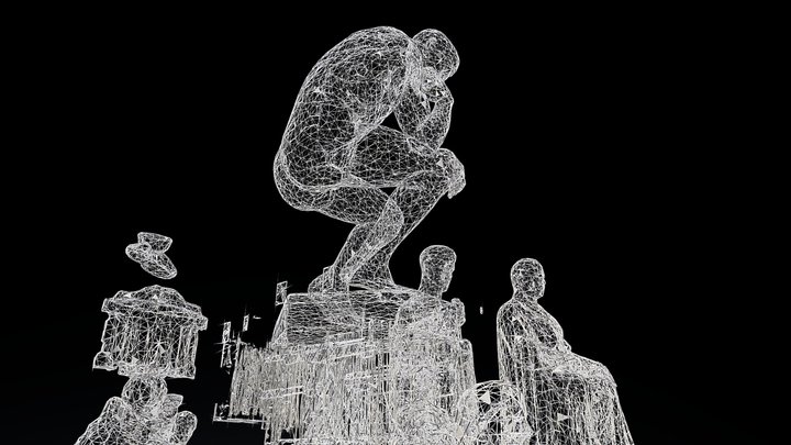 GöttwAIg – Zeugen im Wireframe – Free 3D Model STL