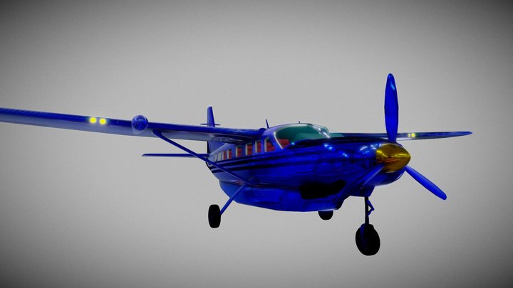 Cessna 208 Caravan 3D Model