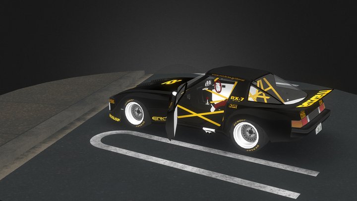 RX-7 SA22C IMSA 3D Model