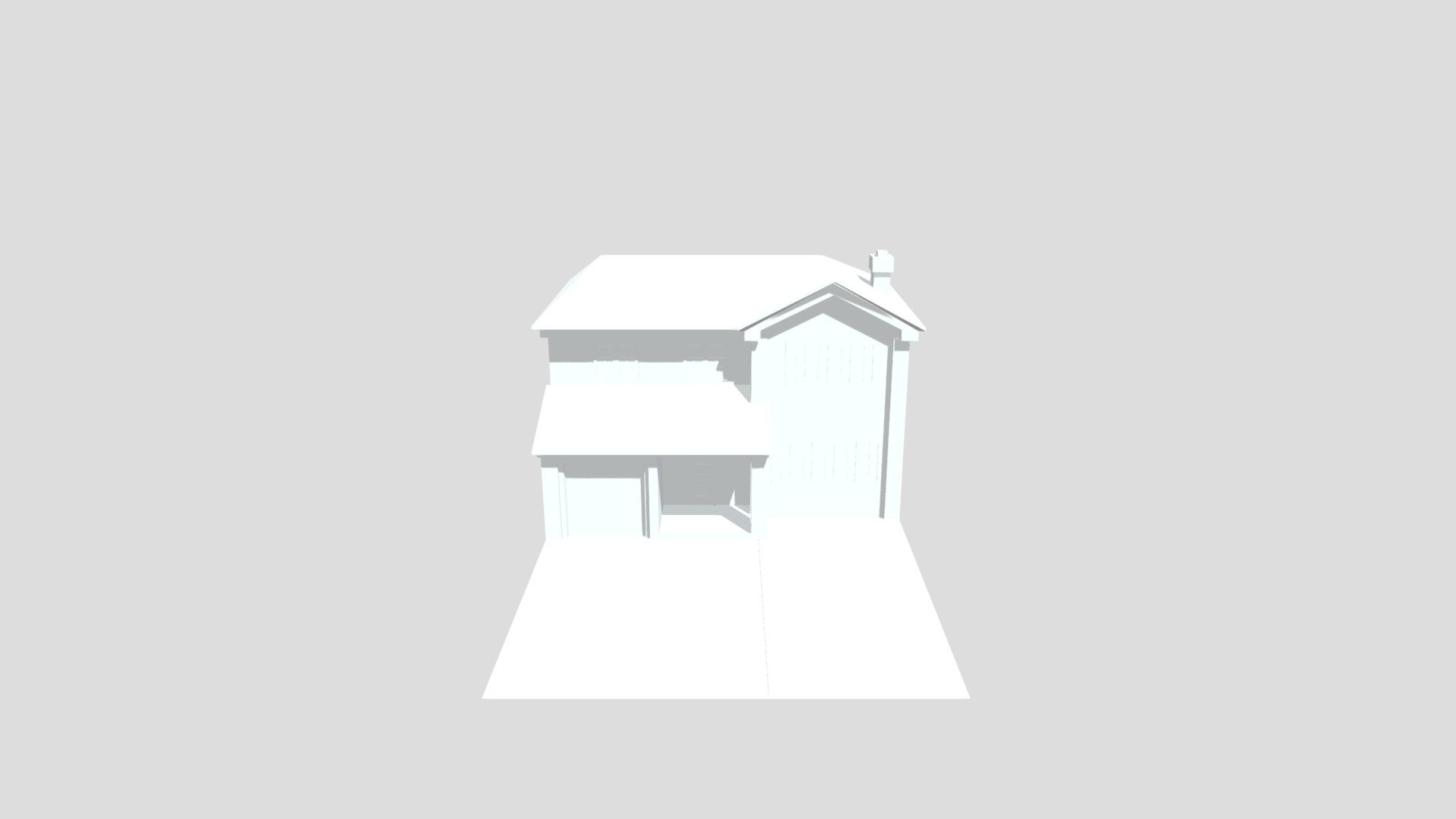 House with driveway from Poly by Google