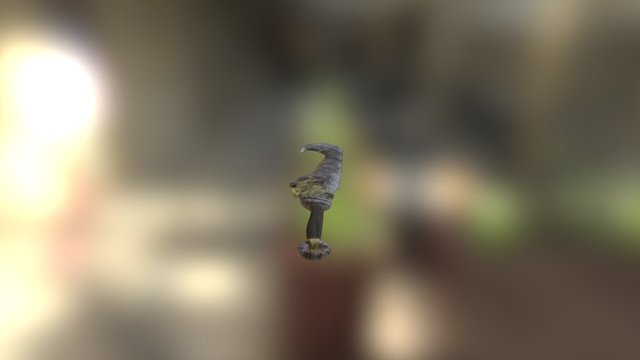 Low Poly Cleaver 3D Model
