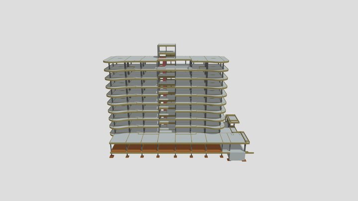 Ed. Lumière - modelo estrutural 3D Model