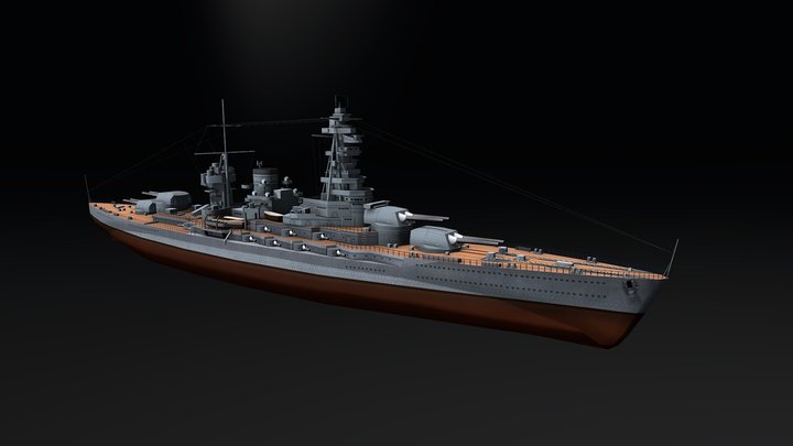 Nagato 3D Model