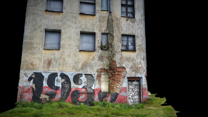 Gdansk, Center, Abandoned house 1939 – Modello 3D gratuito STL