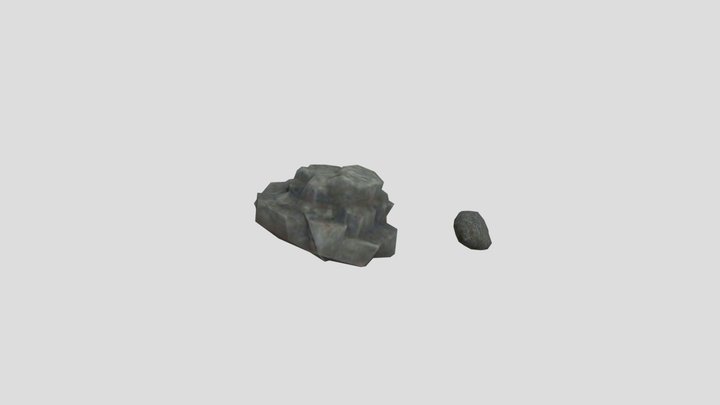 Free fire rock 3D Model