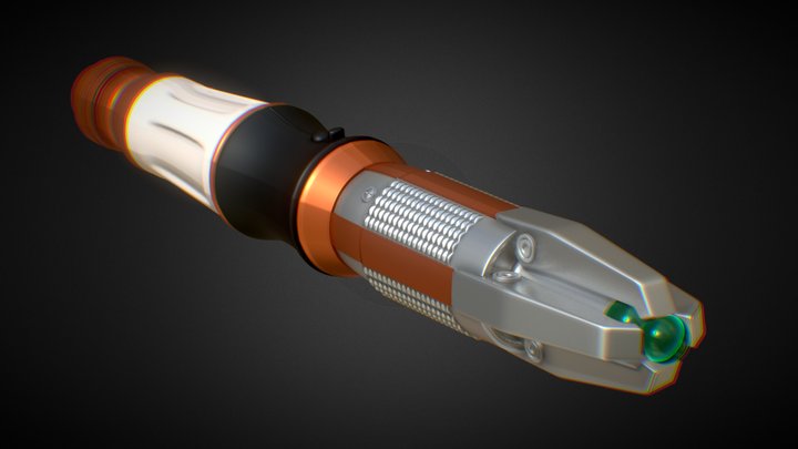 11th sonic screwdriver 3D Model