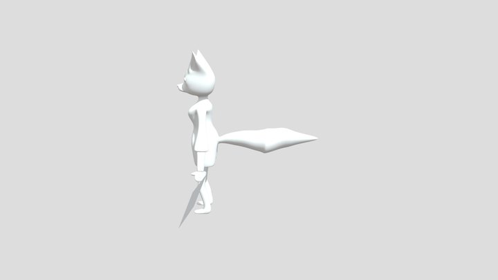 Liska fox 3D Model
