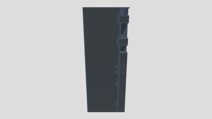 Hi-Tech Fridge 3D Model