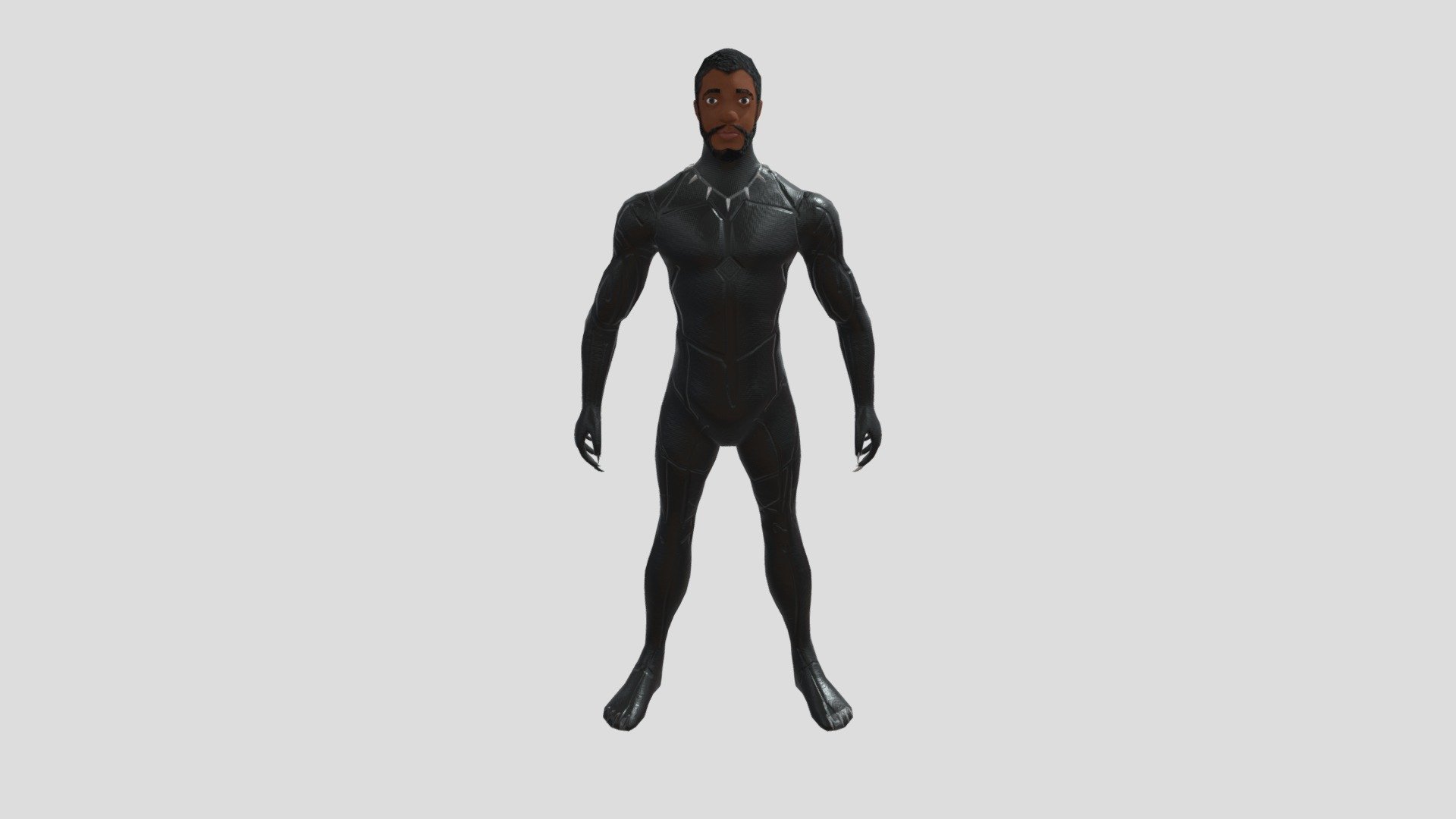 Black Panther (low poly mesh)