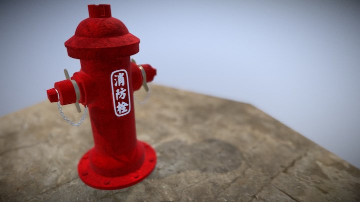 Fire Hydrand2 3D Model