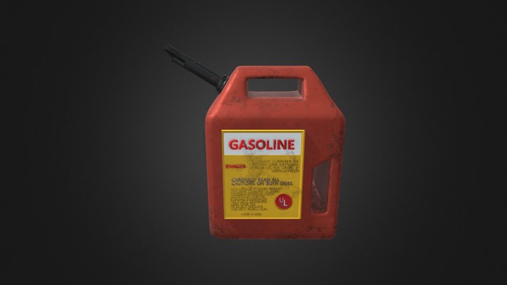 Fuel Container Prop 3D Model