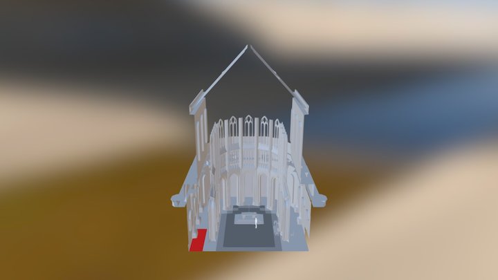Cathedral Scene 3D Model