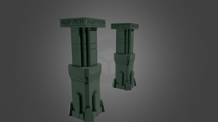 Erebor Pillar 3D Model