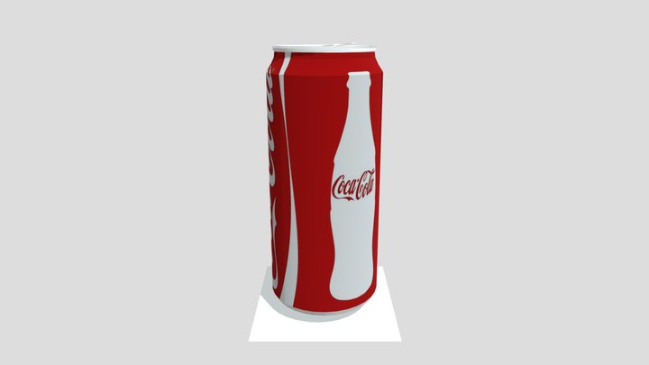 metal can of Coca-Cola