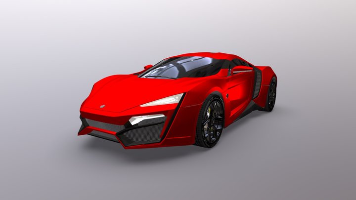 W Motors Lykan HyperSport 3D Model