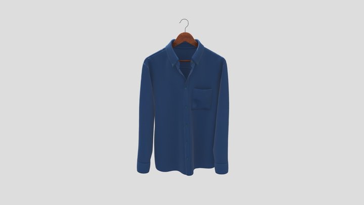shirt,  jacket, рубашка 3D Model