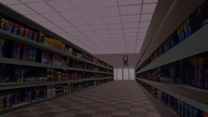 STORM WARNING Store Scene 3D Model