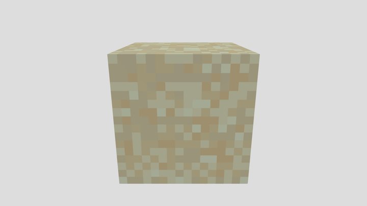 Minecraft Sand 3D Model